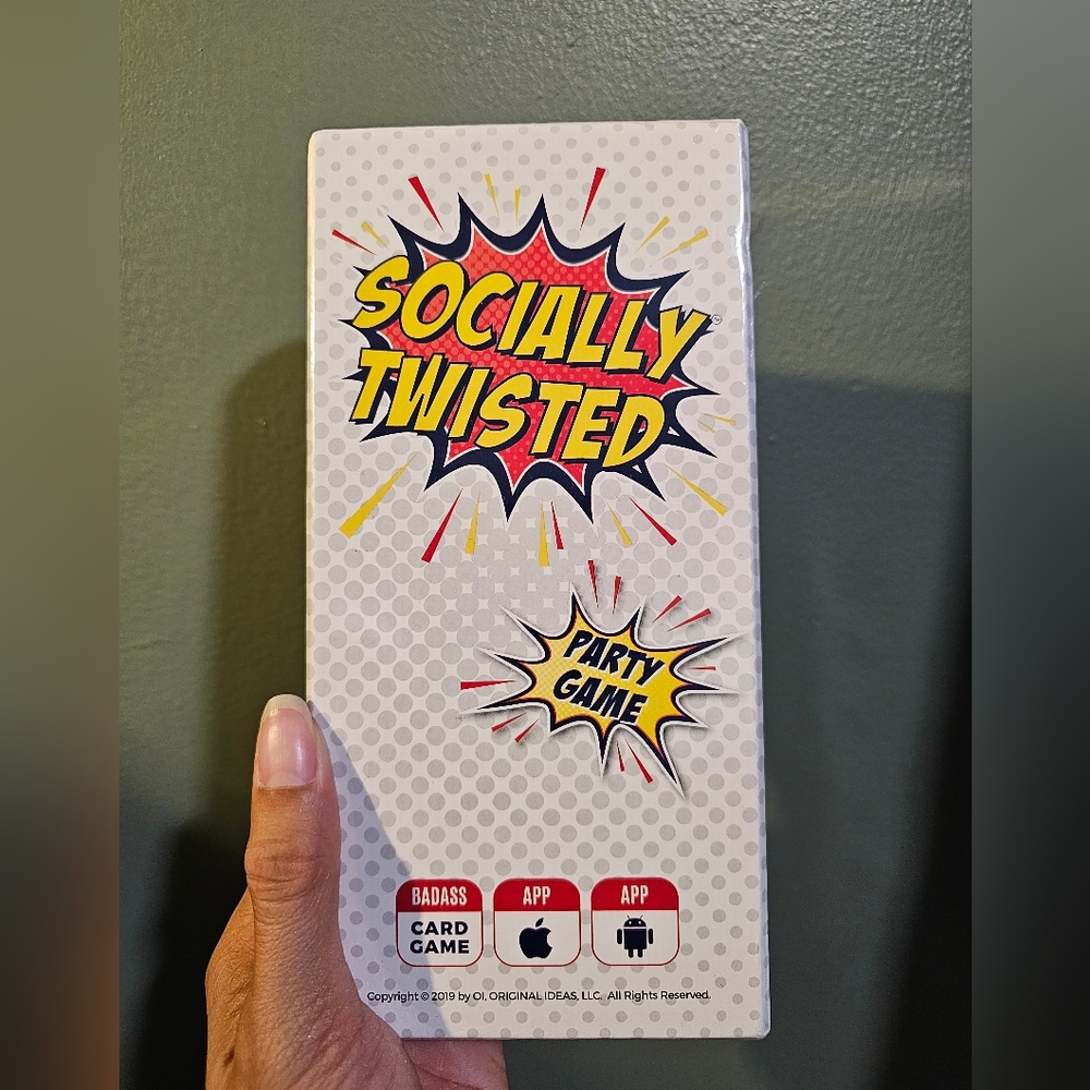 NWT Socially Twisted Party Card Game